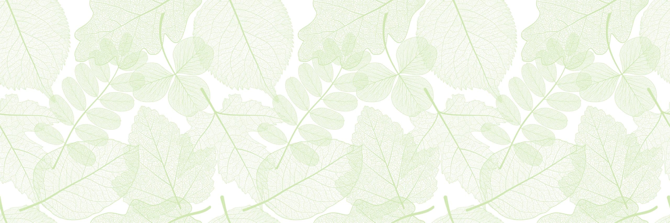 Decorative seamless pattern with leaves veins